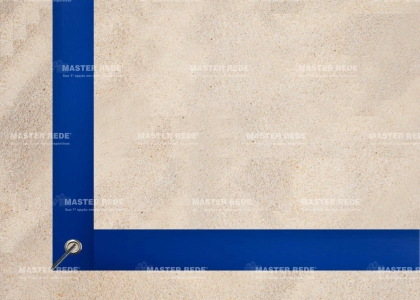 Marcação Vôlei de Praia com Fixadores Laminado Plástico - Foto Principal